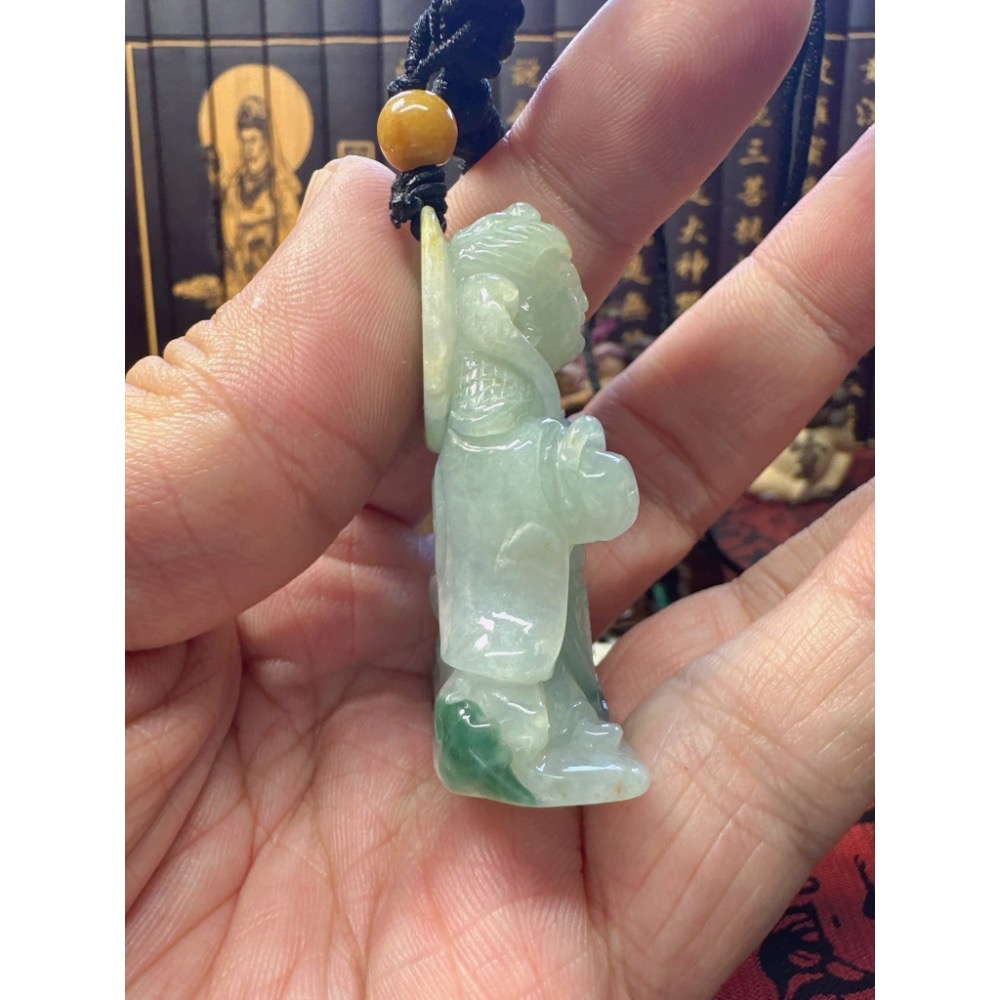 天然翡翠A貨-中壇元帥三太子 商品編號051508-細節圖8