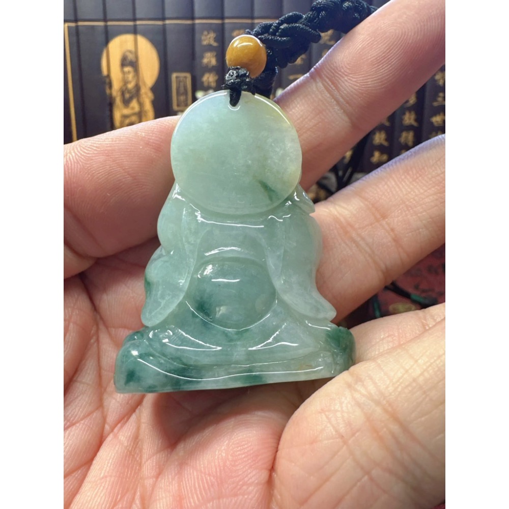 天然翡翠A貨-中壇元帥三太子 商品編號051508-細節圖9