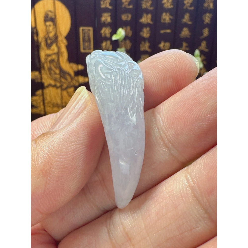 天然翡翠A貨-無往不利龍牙 商品編號053103-細節圖4