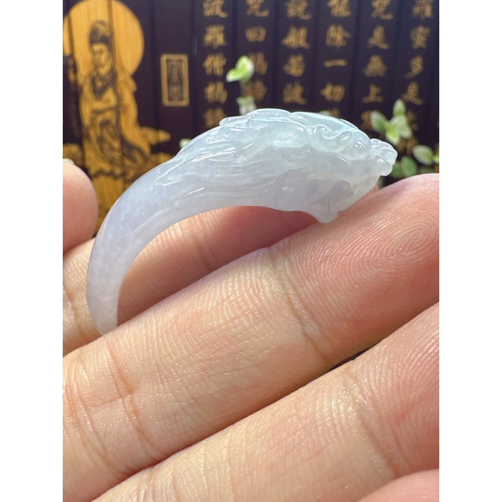 天然翡翠A貨-無往不利龍牙 商品編號053103-細節圖6