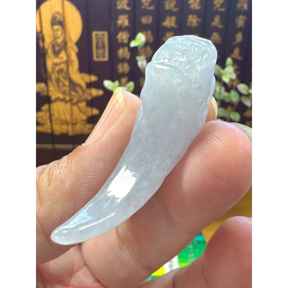 天然翡翠A貨-無往不利龍牙 商品編號053103-細節圖9