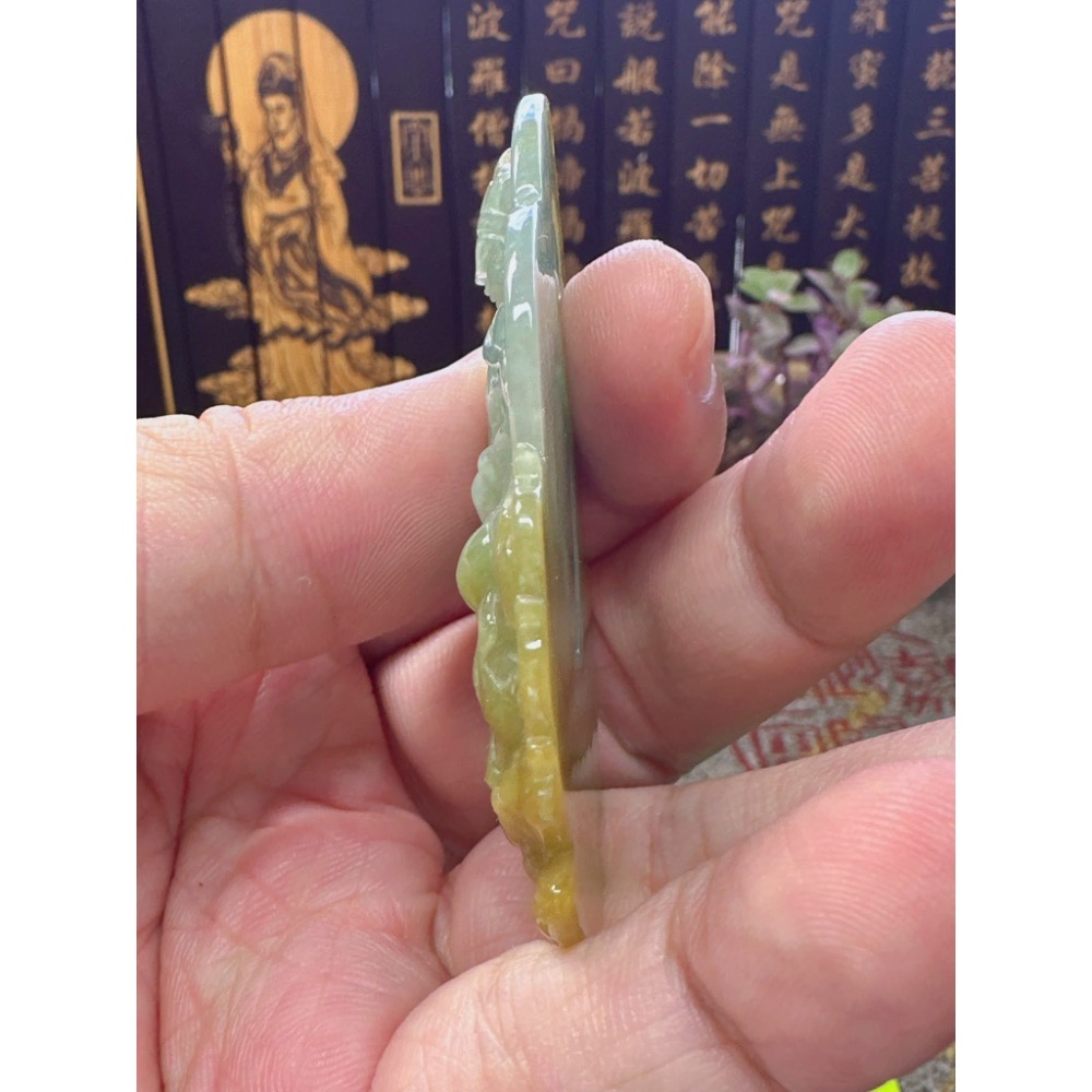 天然翡翠A貨-地藏王菩薩 商品編號050505-細節圖7