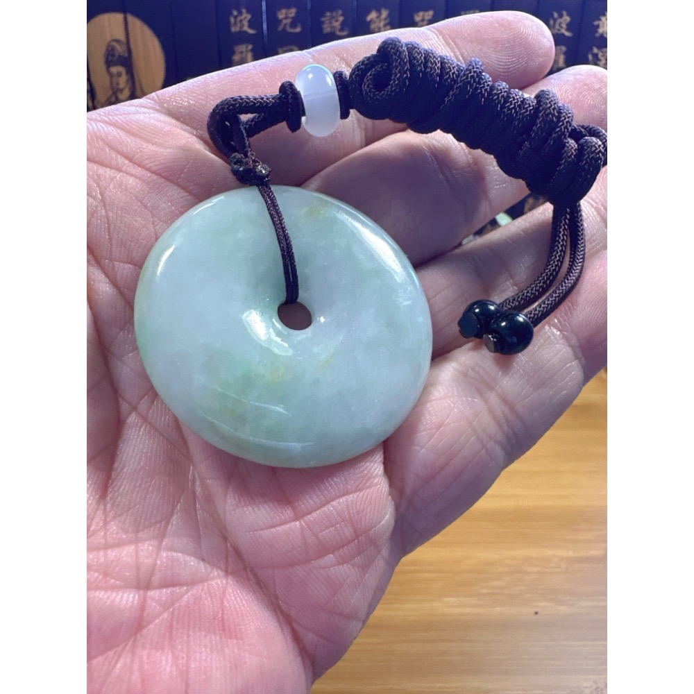 天然翡翠A貨-榮華富貴平安扣 商品編號061502-細節圖9