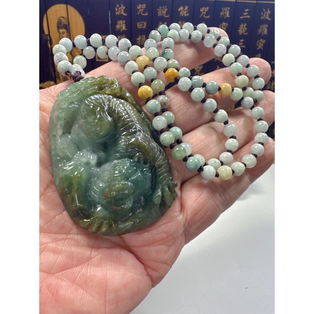 天然翡翠A貨 天然翡翠A貨-招財虎爺玉牌掛件商品編號061909 - 遇見永恆國際精品館