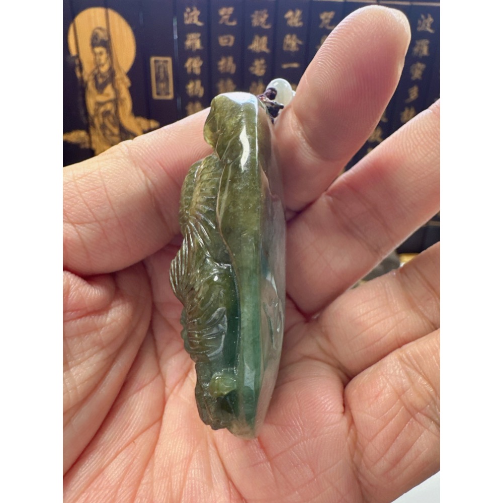 天然翡翠A貨-招財虎爺玉牌掛件商品編號061909 - 遇見永恆國際精品館