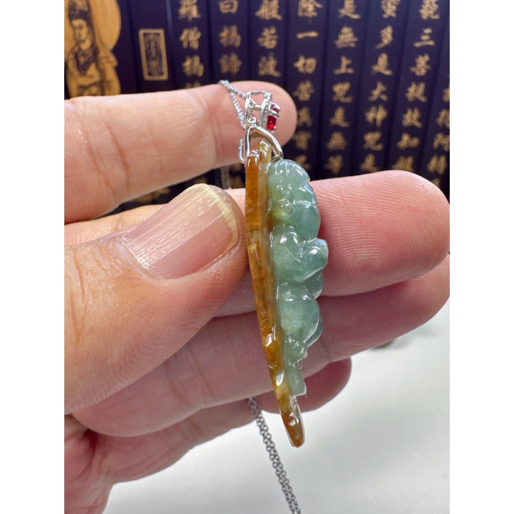 天然翡翠A貨-可愛招財小天使 商品編號062002-細節圖8