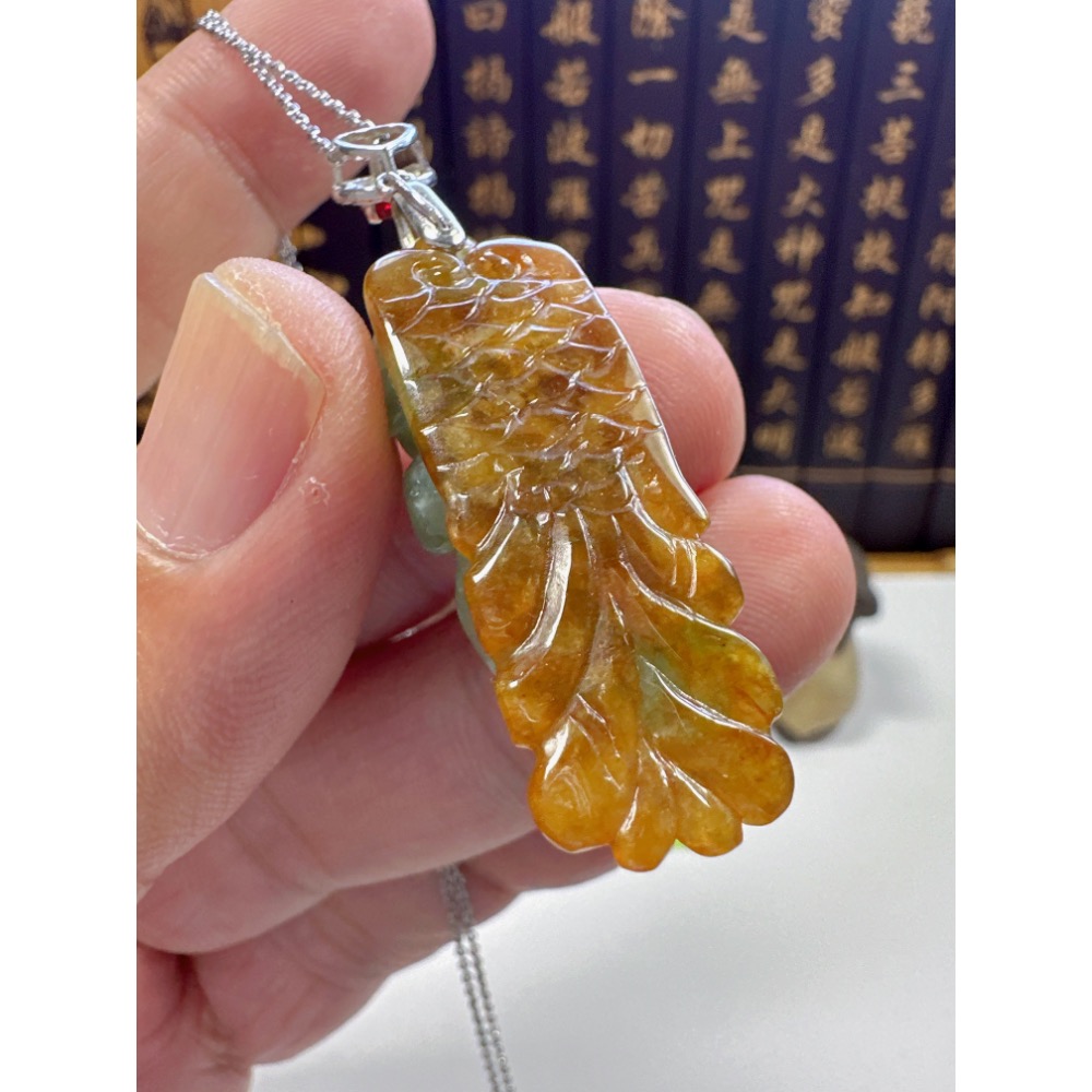 天然翡翠A貨-可愛招財小天使 商品編號062002-細節圖9