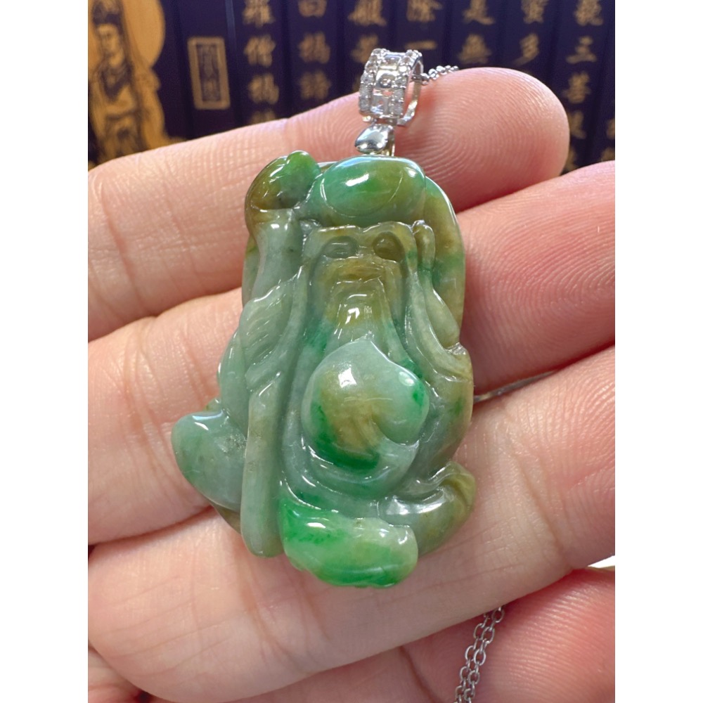 天然翡翠A貨-壽仙翁 商品編號062003-細節圖3