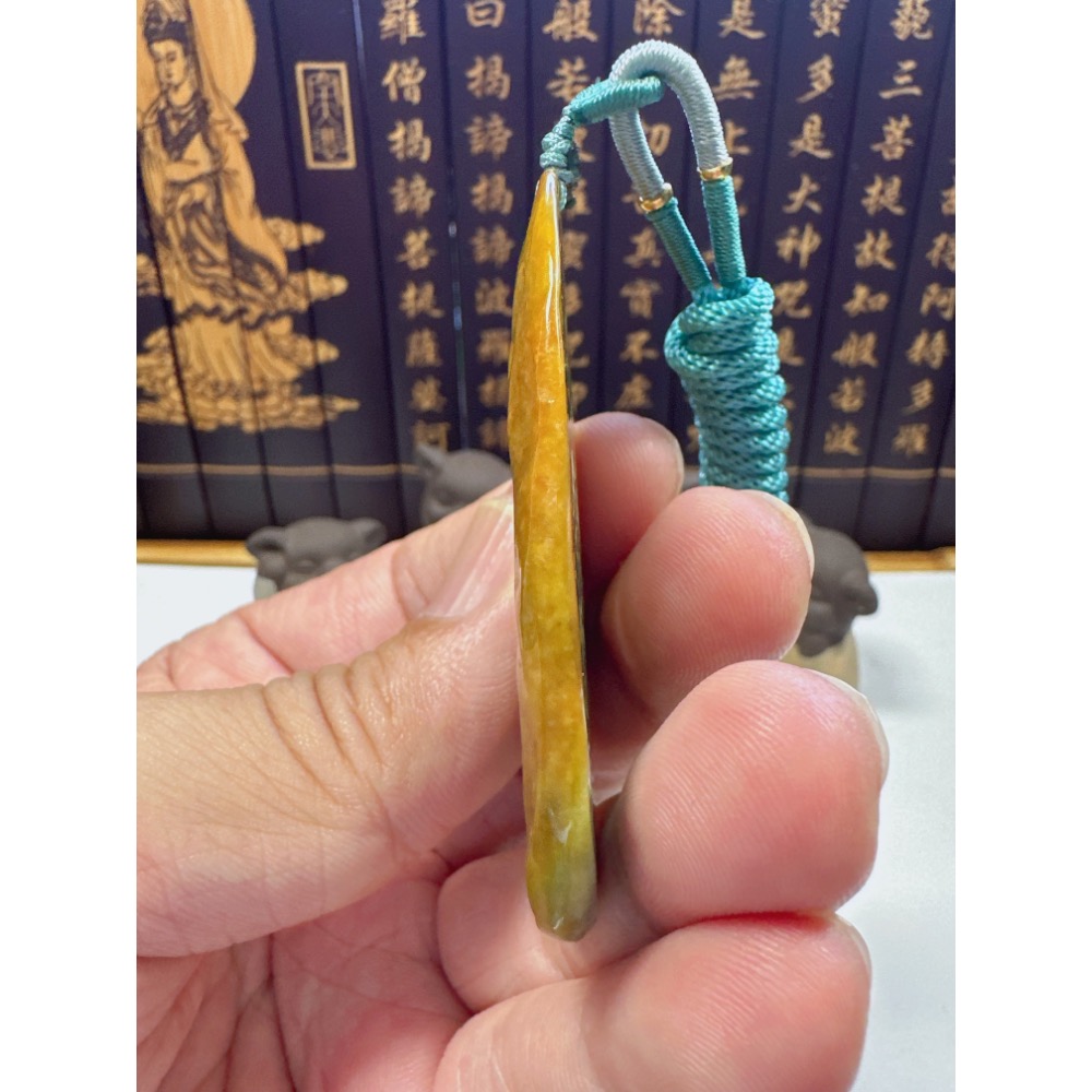 天然翡翠A貨-佛在眼前、心中有佛、悟道 商品編號062004-細節圖8