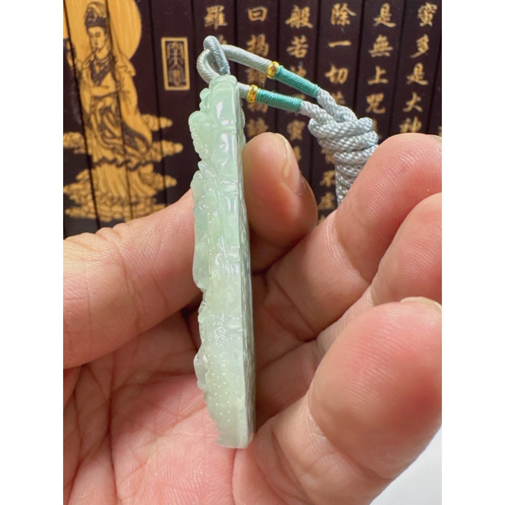 天然翡翠A貨-乘龍濟公活佛  商品編號062103-細節圖7
