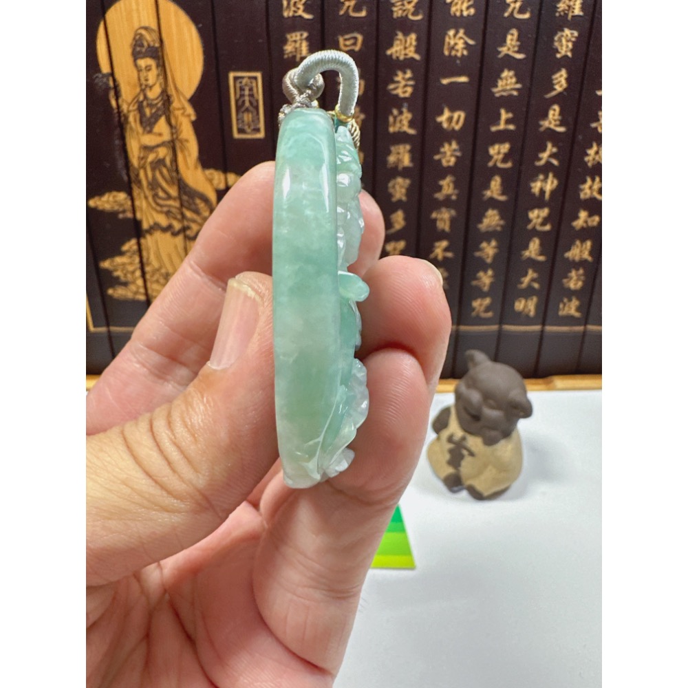 天然翡翠A貨-天上聖母媽祖娘娘  商品編號062104-細節圖8