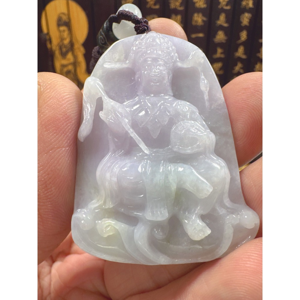 天然翡翠A貨-地母神立體厚庄掛件  商品編號062110-細節圖7