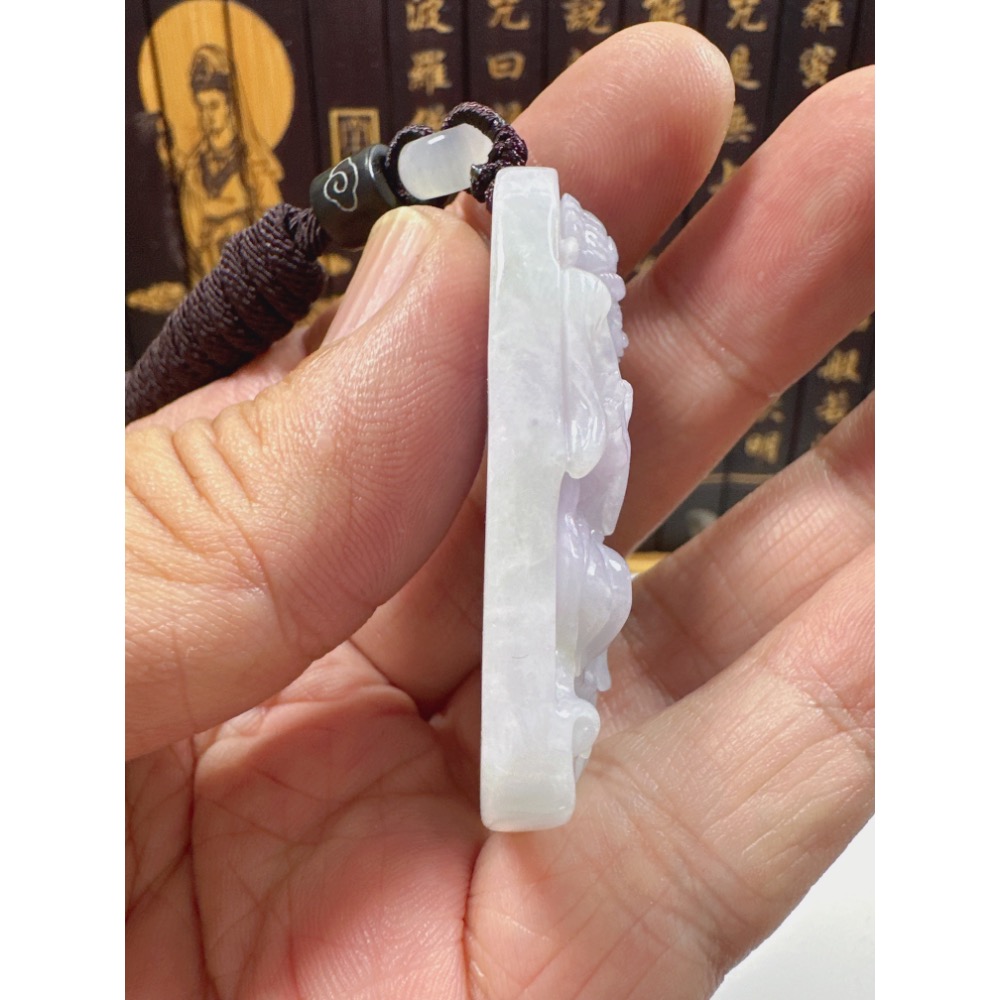 天然翡翠A貨-地母神立體厚庄掛件  商品編號062110-細節圖8