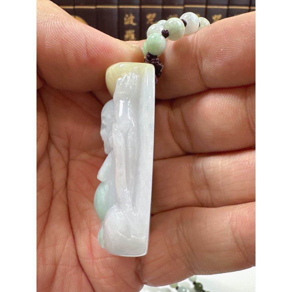 天然翡翠A貨-招財進寶歡喜財神彌勒佛 商品編號：062201-細節圖9