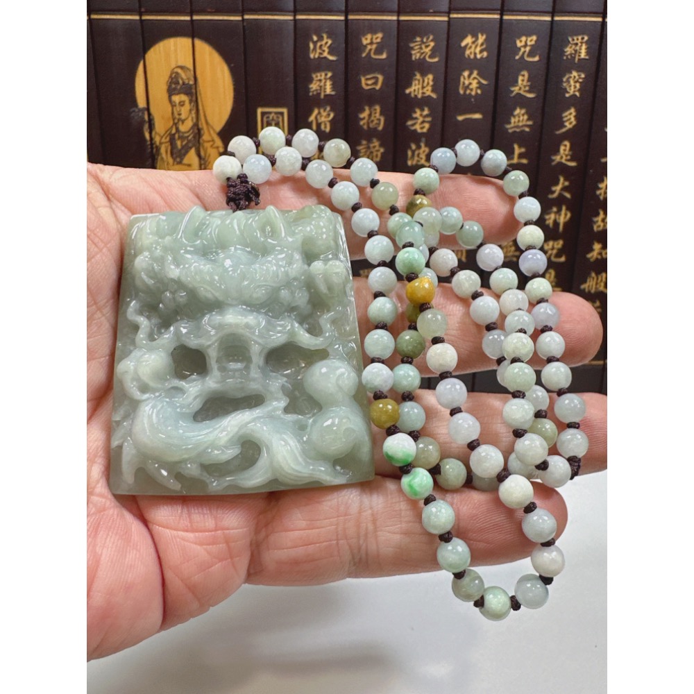 天然翡翠A貨-龍霸天下神龍護主 商品編號：062203-細節圖8