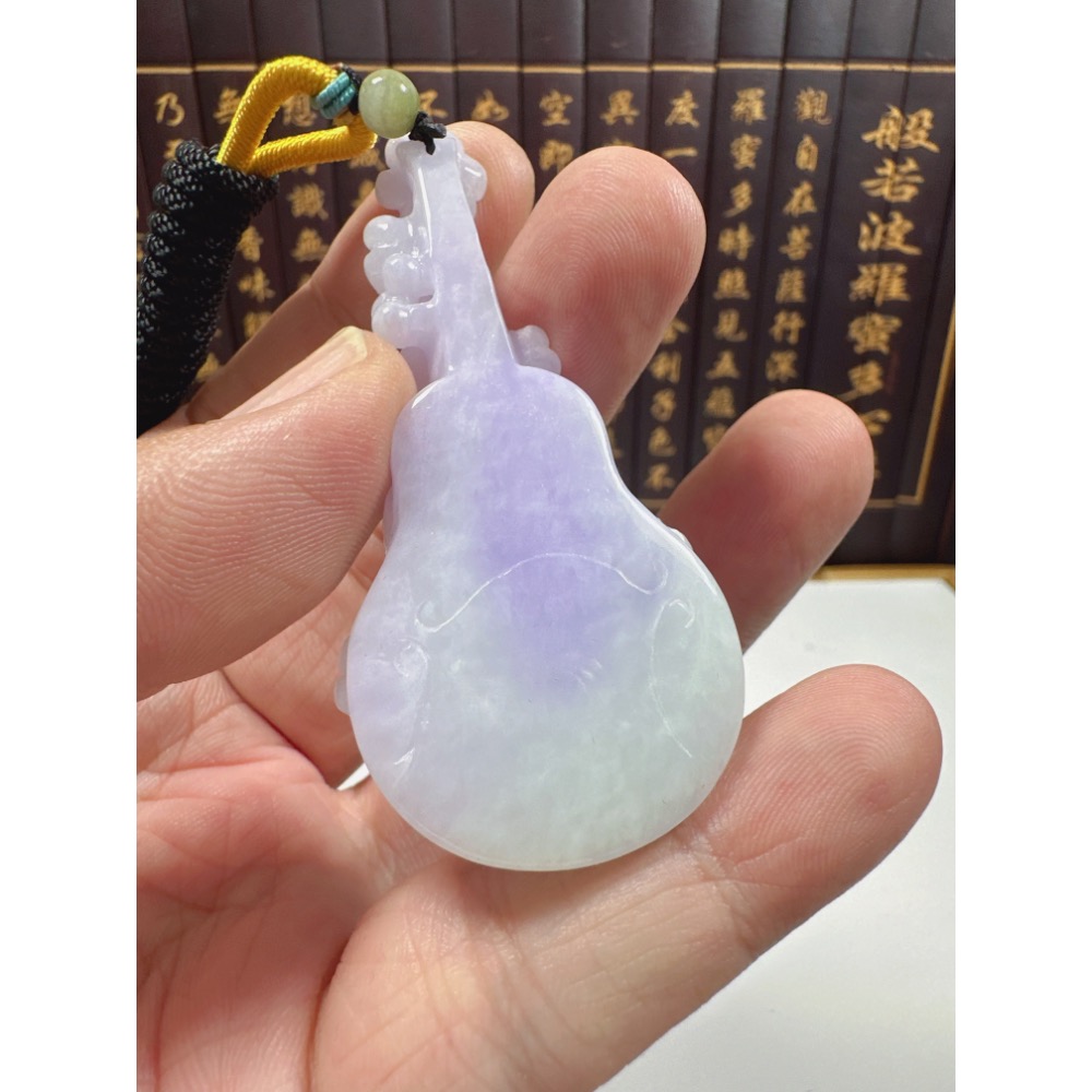 天然翡翠A貨-猶抱琵琶桃花開魅力無限九尾狐仙 商品編號062306-細節圖8