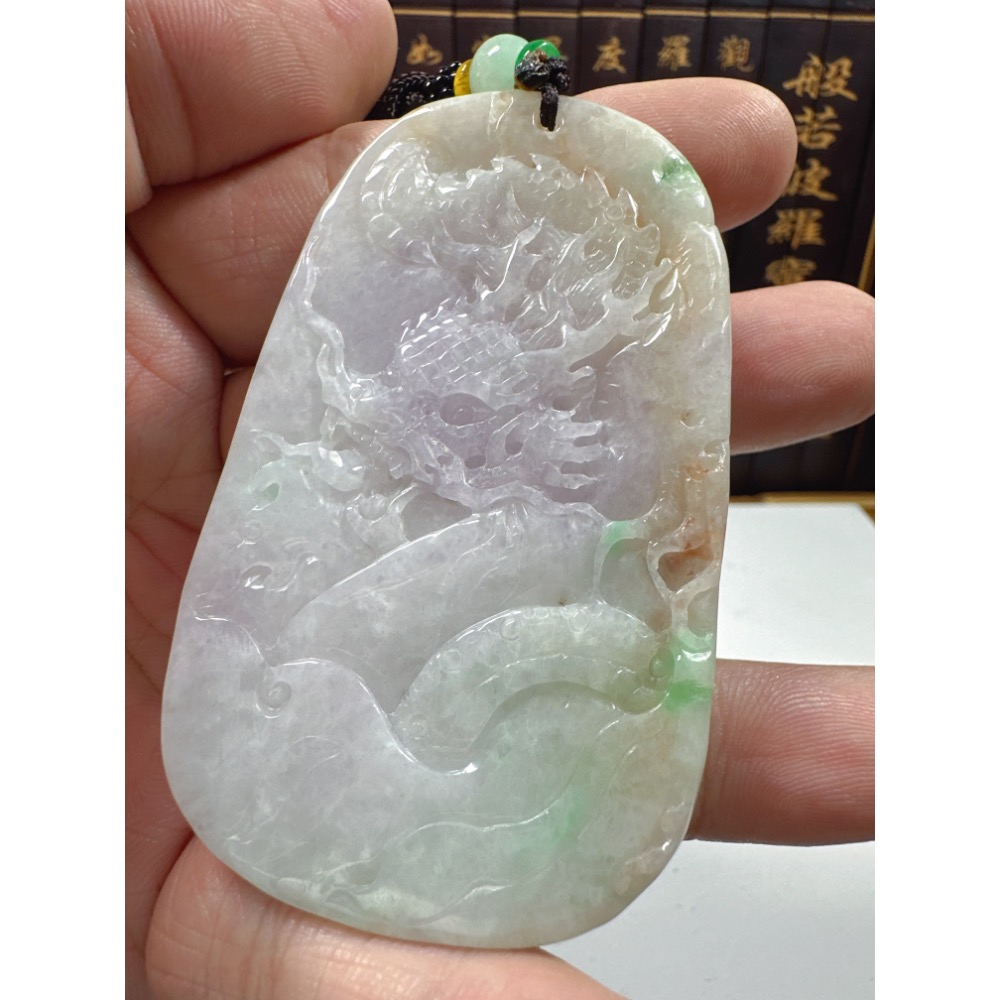 天然翡翠A貨-九龍至尊龍霸天下立體厚庄掛件 商品編號070303-細節圖9