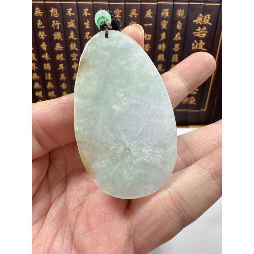 天然翡翠A貨-招財貔貅發財如意掛件 商品編號070304-細節圖9
