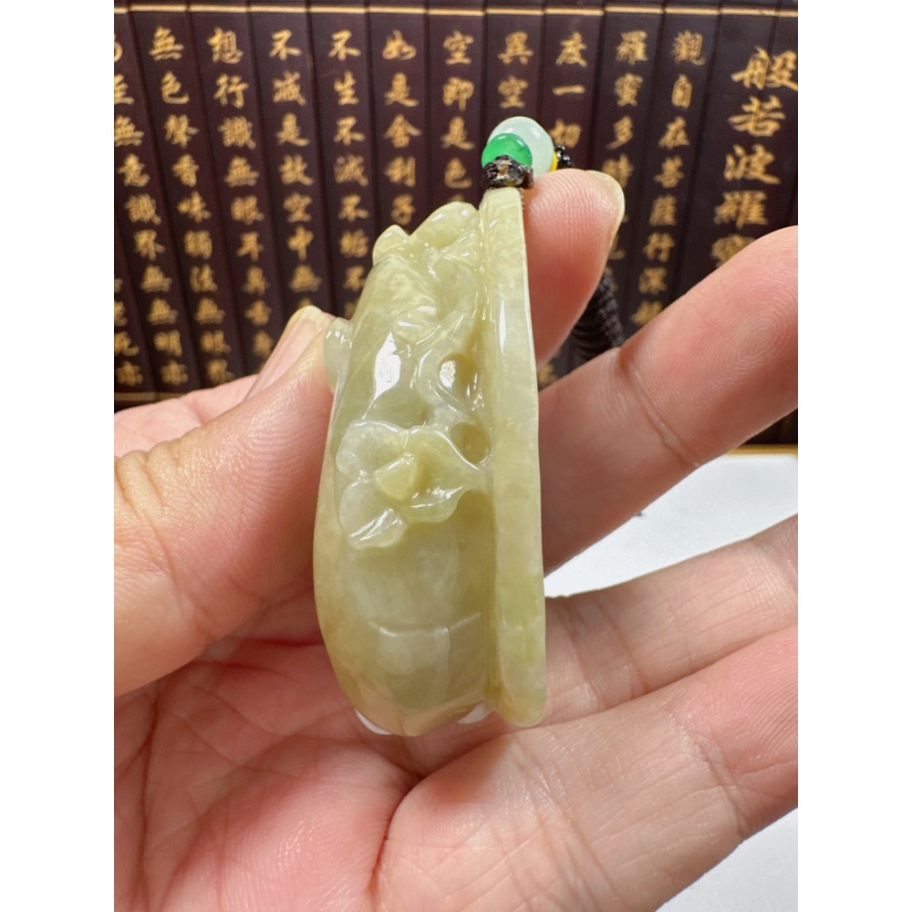 天然翡翠A貨-招財貔貅發財富貴如意立體厚庄掛件 商品編號070408-細節圖6
