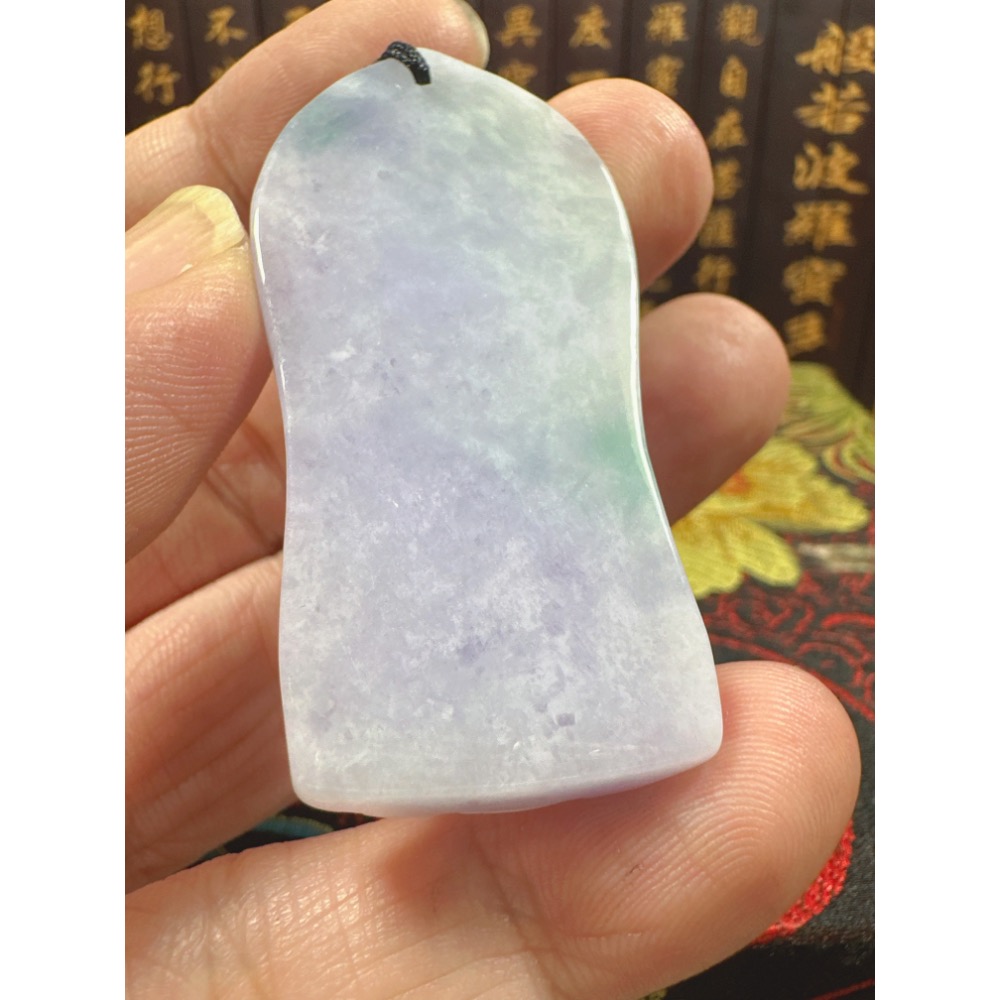 天然翡翠A貨-天上聖母媽祖娘娘立體厚庄掛件 商品編號070704-細節圖9