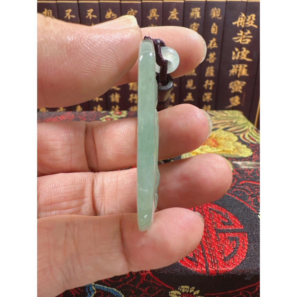 天然翡翠A貨-八大守護神阿彌陀佛 商品編號070706-細節圖8