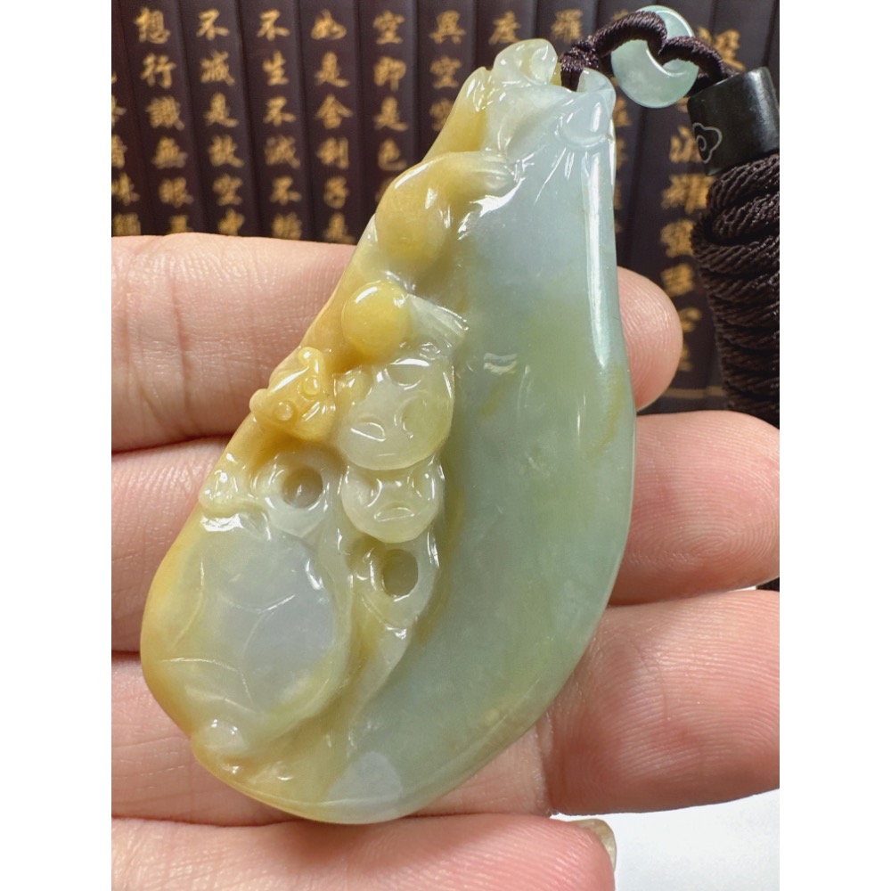 天然翡翠A貨-招財貔貅發財富貴如意立體掛件 商品編號：071004-細節圖3