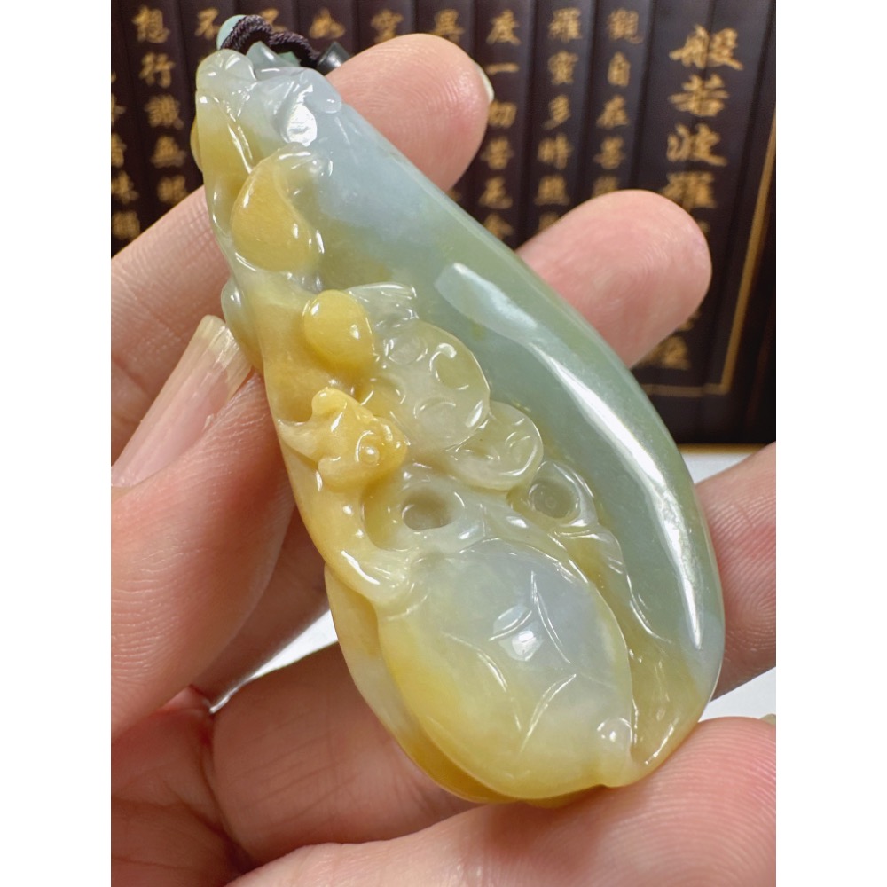 天然翡翠A貨-招財貔貅發財富貴如意立體掛件 商品編號：071004-細節圖4