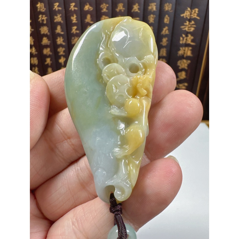 天然翡翠A貨-招財貔貅發財富貴如意立體掛件 商品編號：071004-細節圖6