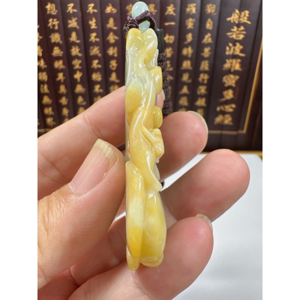 天然翡翠A貨-招財貔貅發財富貴如意立體掛件 商品編號：071004-細節圖7