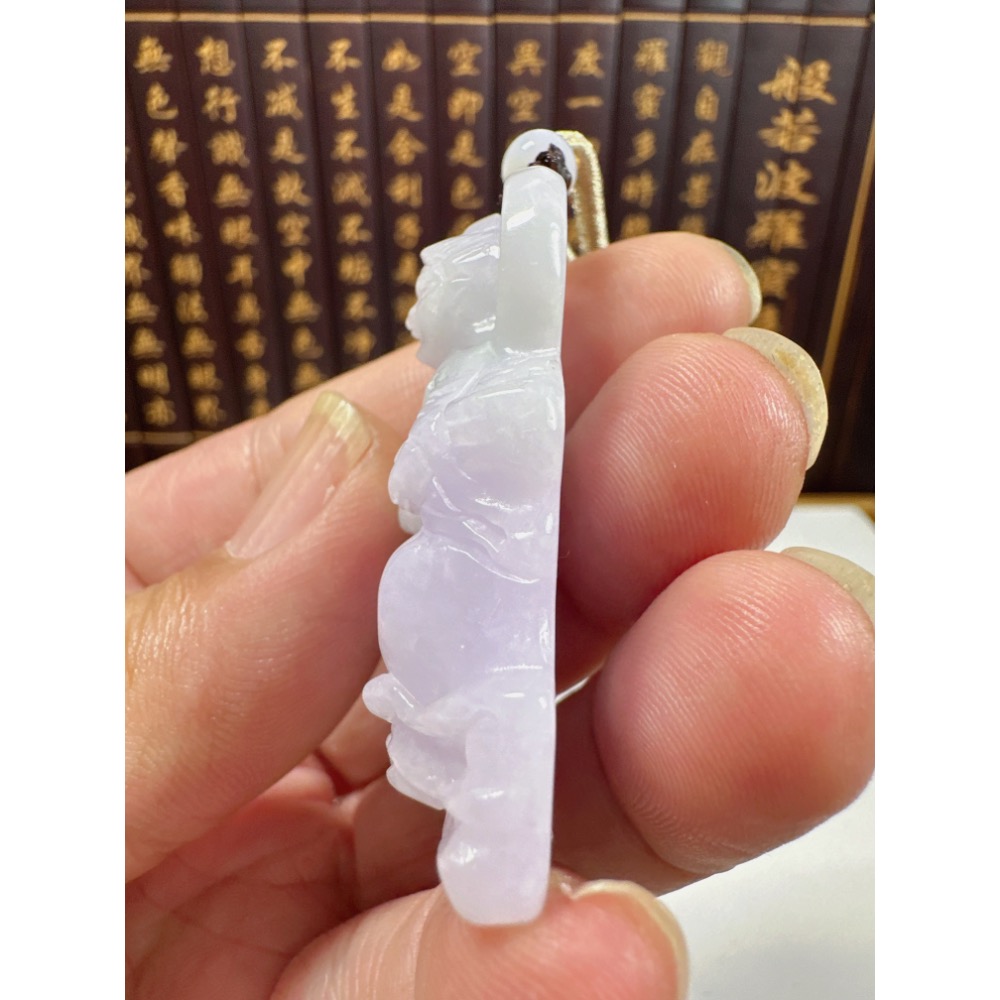 天然翡翠A貨-地母神立體厚庄掛件 商品編號071104-細節圖8