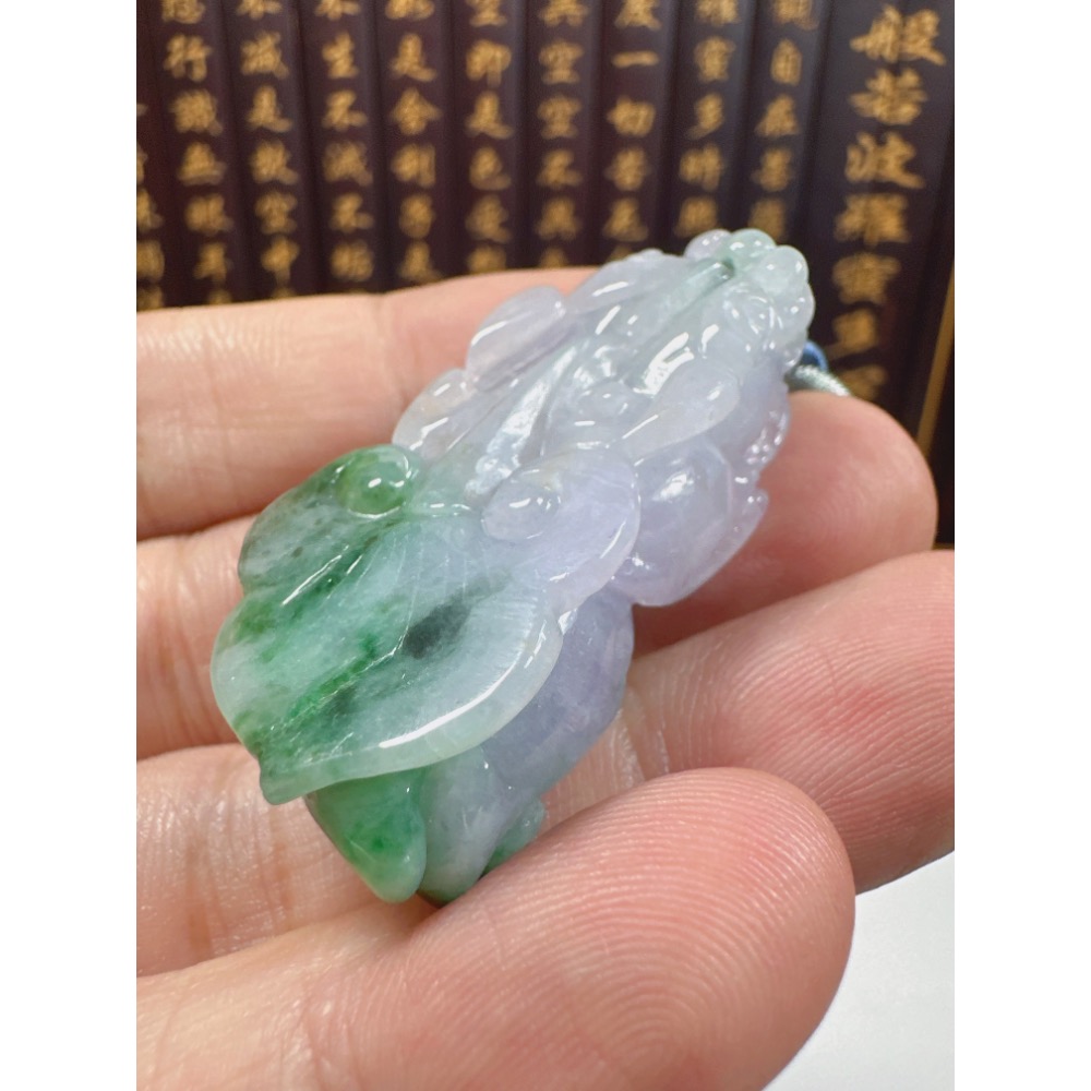 天然翡翠A貨-開運招財貔貅立體掛件 商品編號071309-細節圖3