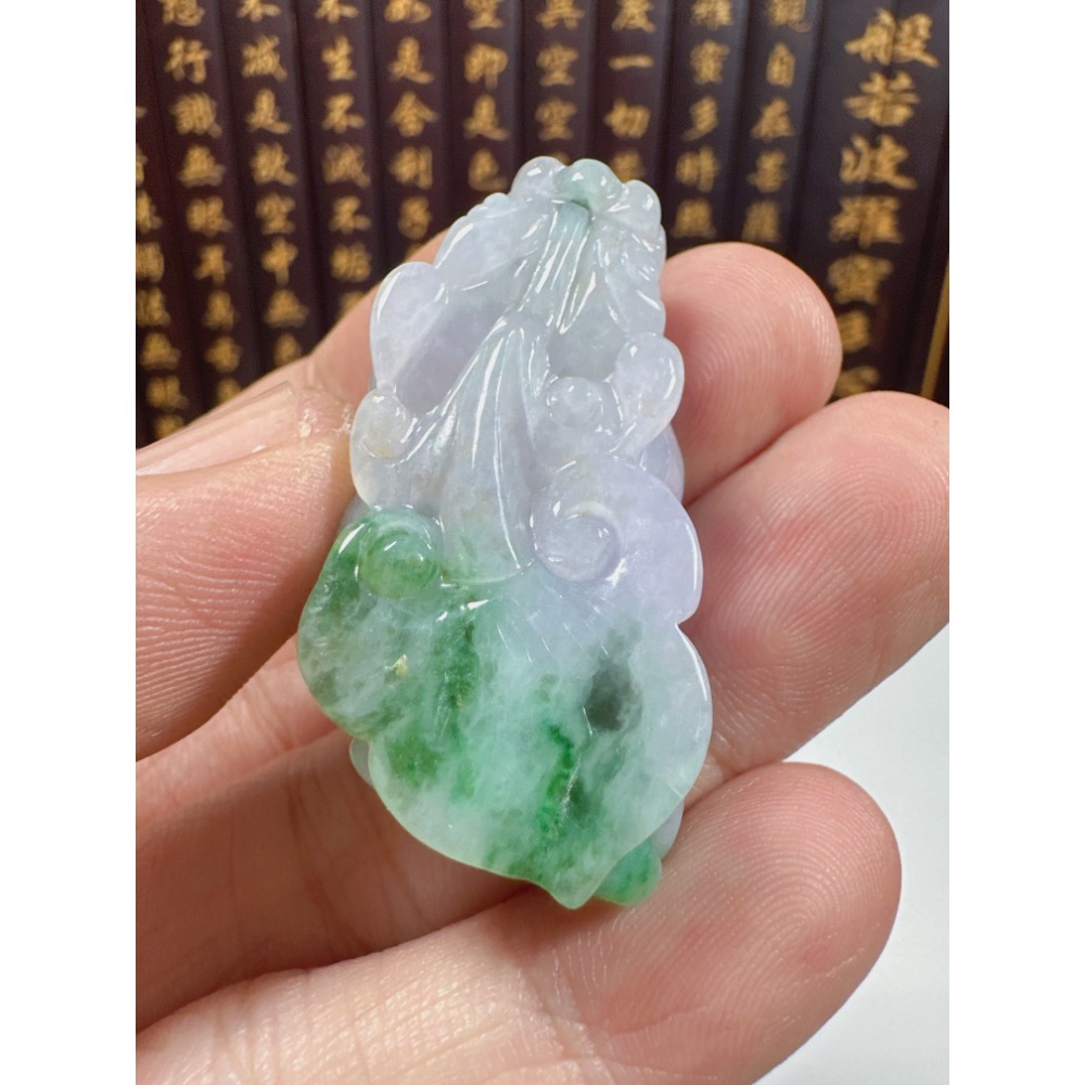 天然翡翠A貨-開運招財貔貅立體掛件 商品編號071309-細節圖4