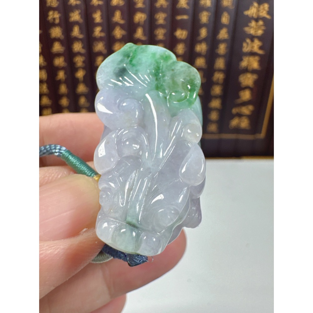 天然翡翠A貨-開運招財貔貅立體掛件 商品編號071309-細節圖6