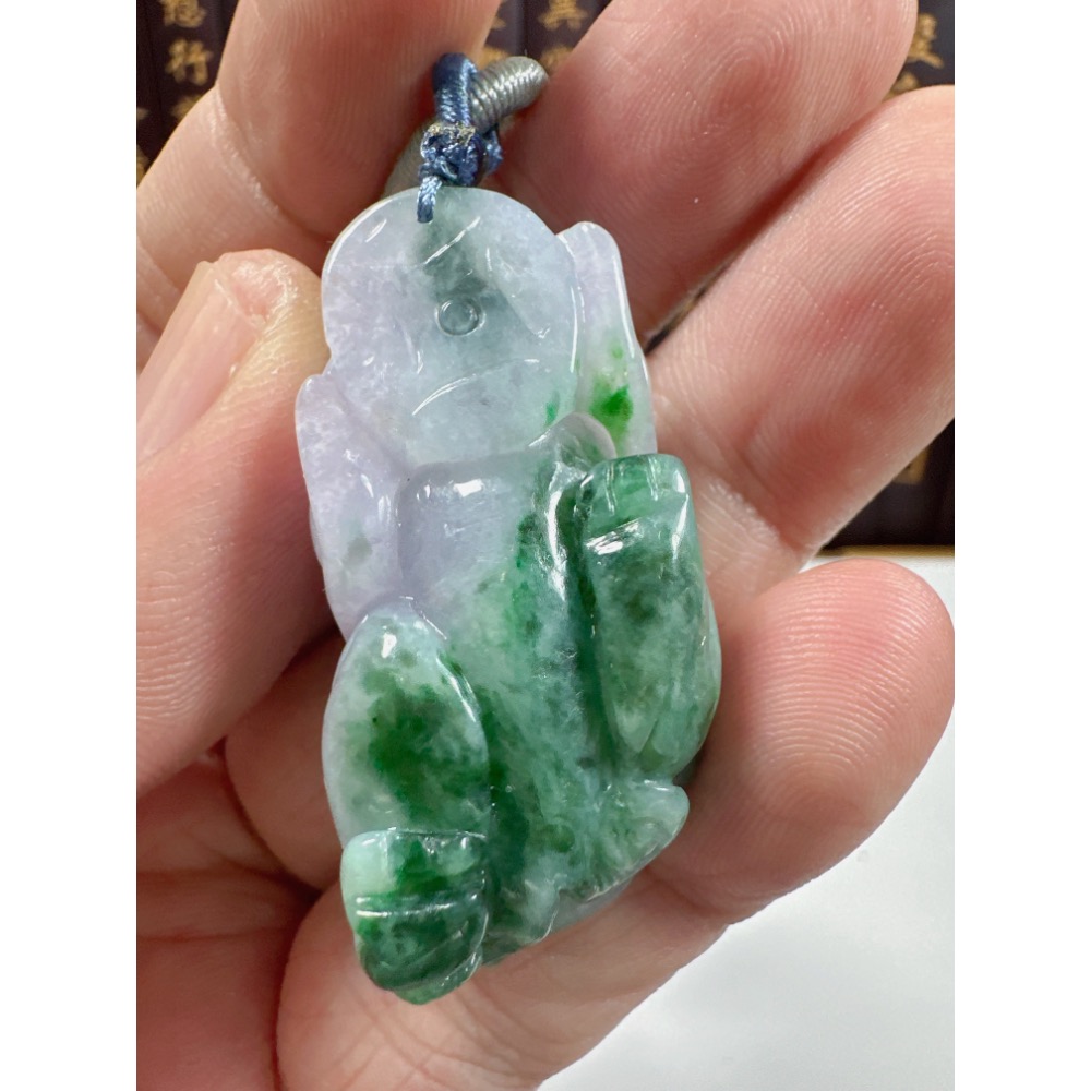 天然翡翠A貨-開運招財貔貅立體掛件 商品編號071309-細節圖9
