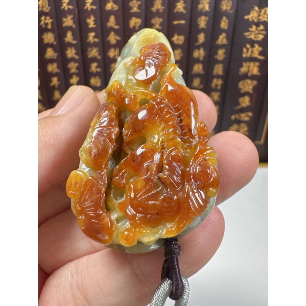 天然翡翠A貨-招財貔貅人生富貴發財如意立體掛件 商品編號：072007-細節圖4