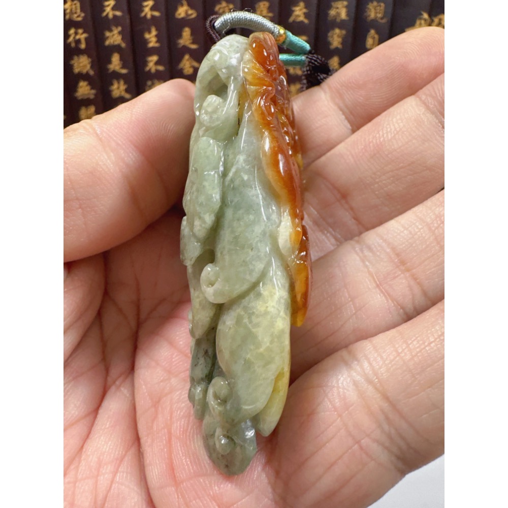 天然翡翠A貨-招財貔貅人生富貴發財如意立體掛件 商品編號：072007-細節圖7