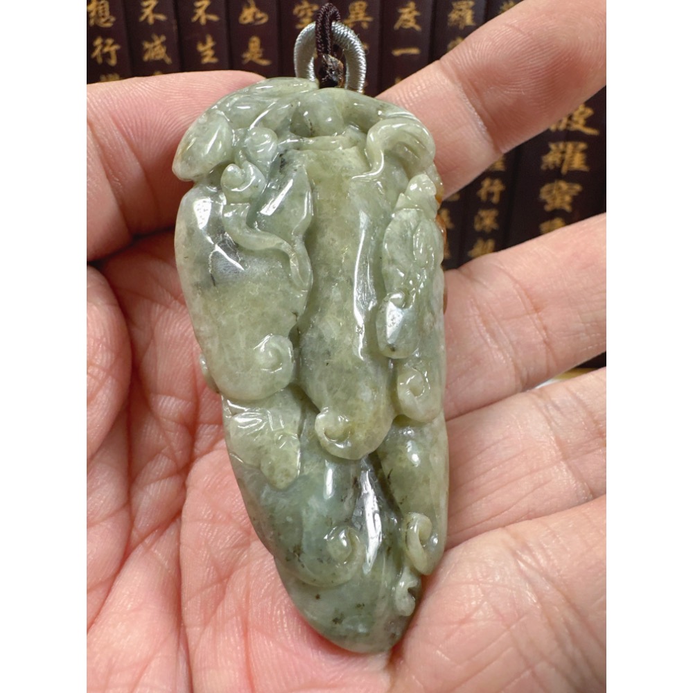 天然翡翠A貨-招財貔貅人生富貴發財如意立體掛件 商品編號：072007-細節圖8
