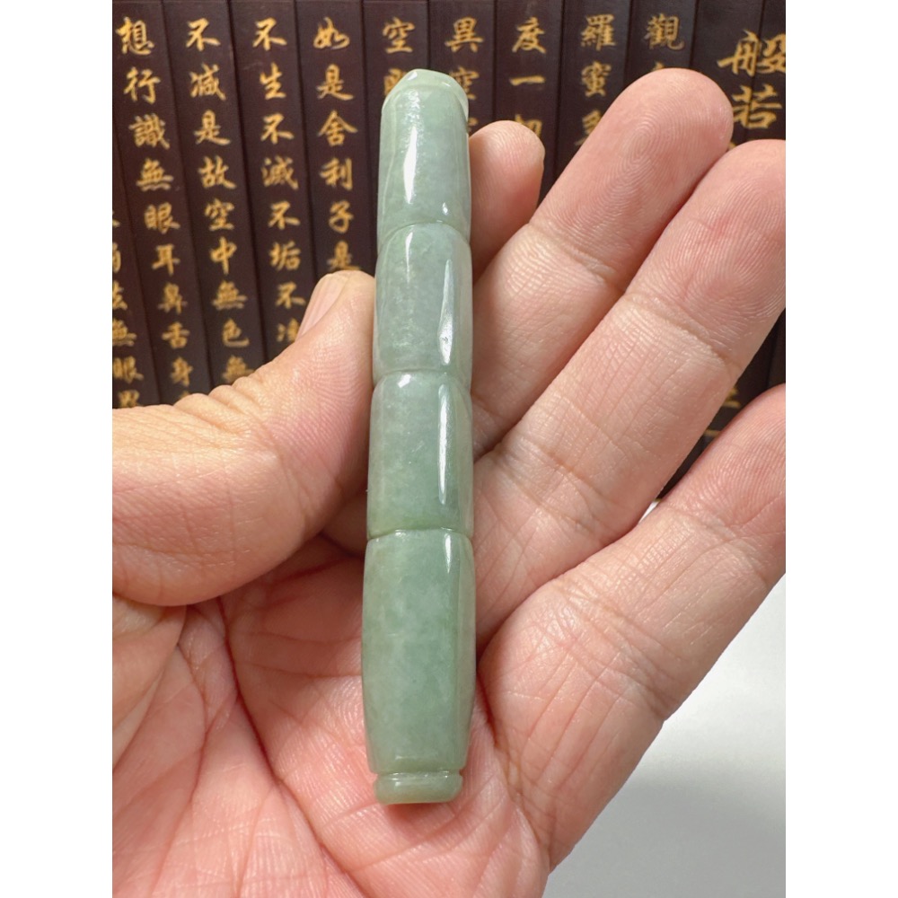 天然翡翠A貨-龍霸天下造型招財煙斗 商品編號：072610-細節圖9