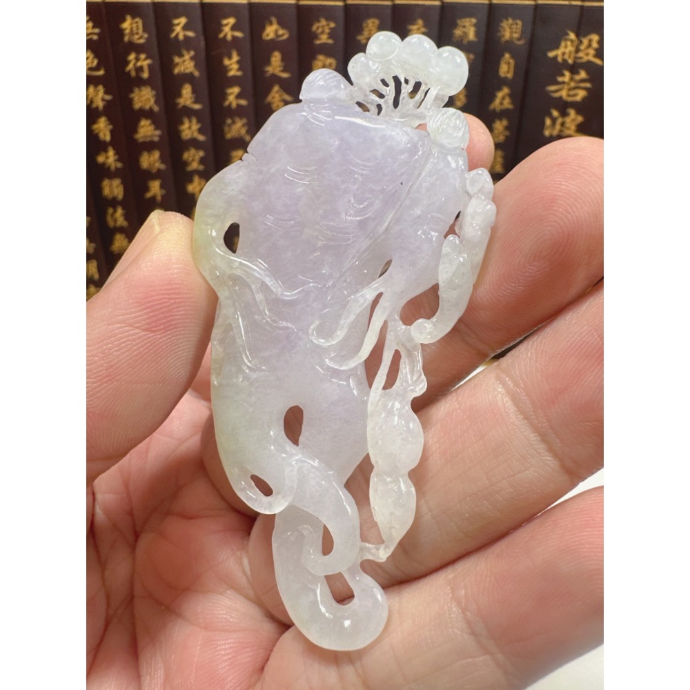 天然翡翠A貨-富貴人生（人蔘） 商品編號080303-細節圖2