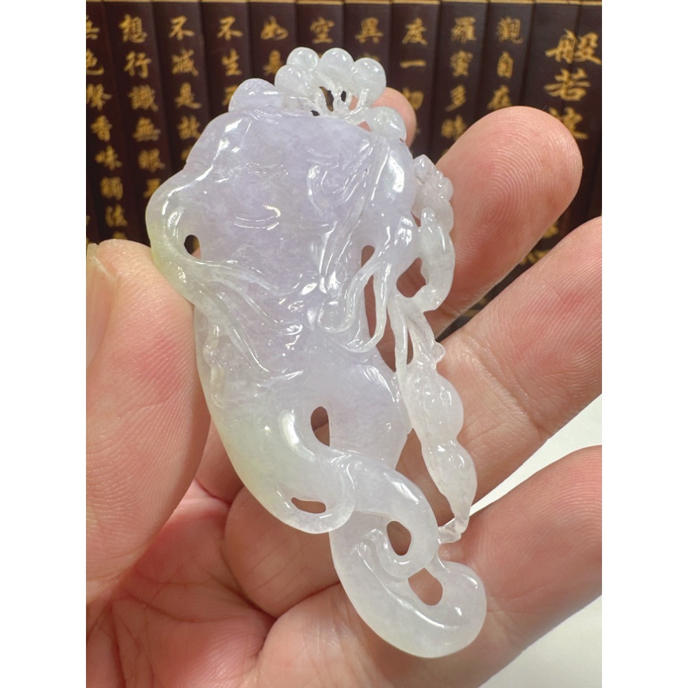 天然翡翠A貨-富貴人生（人蔘） 商品編號080303-細節圖4