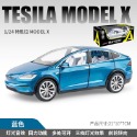 【台灣現貨 前輪轉向】特斯拉 tesla Model X 1/24 特斯拉模型車 modelX 模型車 車模型 迴力車-規格圖7