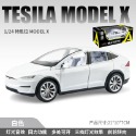 【台灣現貨 前輪轉向】特斯拉 tesla Model X 1/24 特斯拉模型車 modelX 模型車 車模型 迴力車-規格圖7