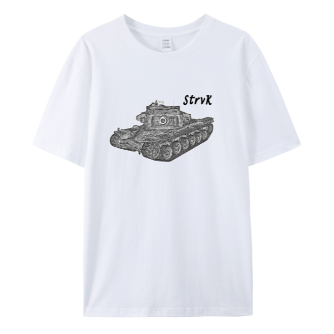 【台灣製造】StrvK 短T 帽T 短袖T恤 長袖帽T 戰車 坦克 戰車世界 坦克世界 瑞典重型坦克 瑞典重型戰車-細節圖2