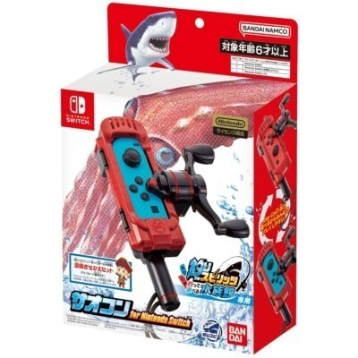 【電玩基地-三重】NS 萬代 原廠 王牌釣手釣魚竿 釣竿 捲線器  湛紅版 蔚藍版-規格圖3