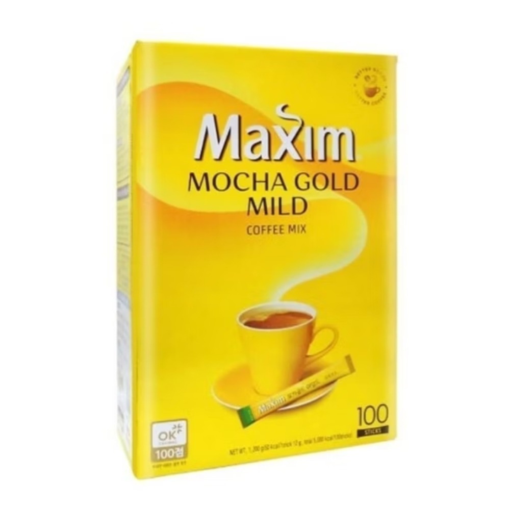 K-market  韓國 Maxim 摩卡3合1 咖啡  一盒 100包入-細節圖2