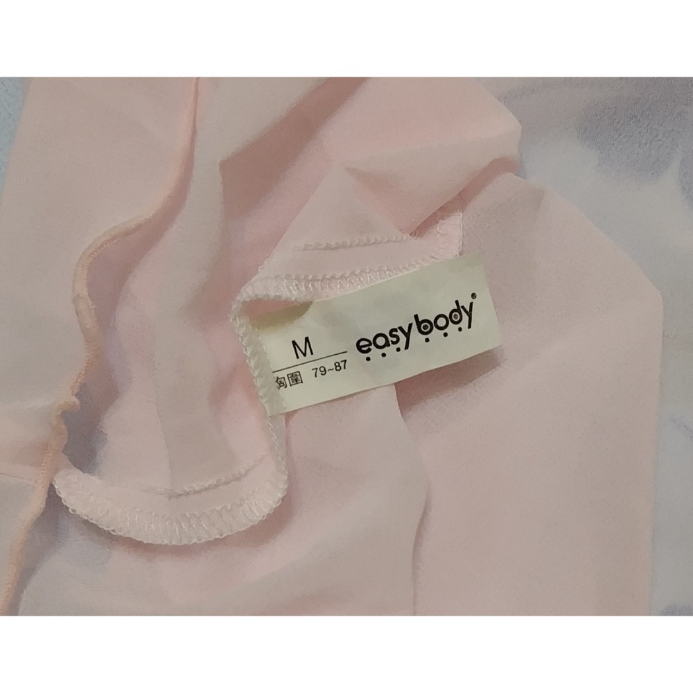 easy body 粉紅色甜美透明睡衣(M)胸圍79-87-細節圖4