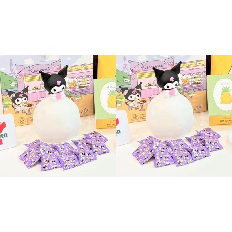 7-11禮盒Kuromi 庫洛米星悅軟糖禮盒-小夜燈#酷洛米#庫洛米#拍拍燈#三麗鷗#超商禮盒-細節圖4