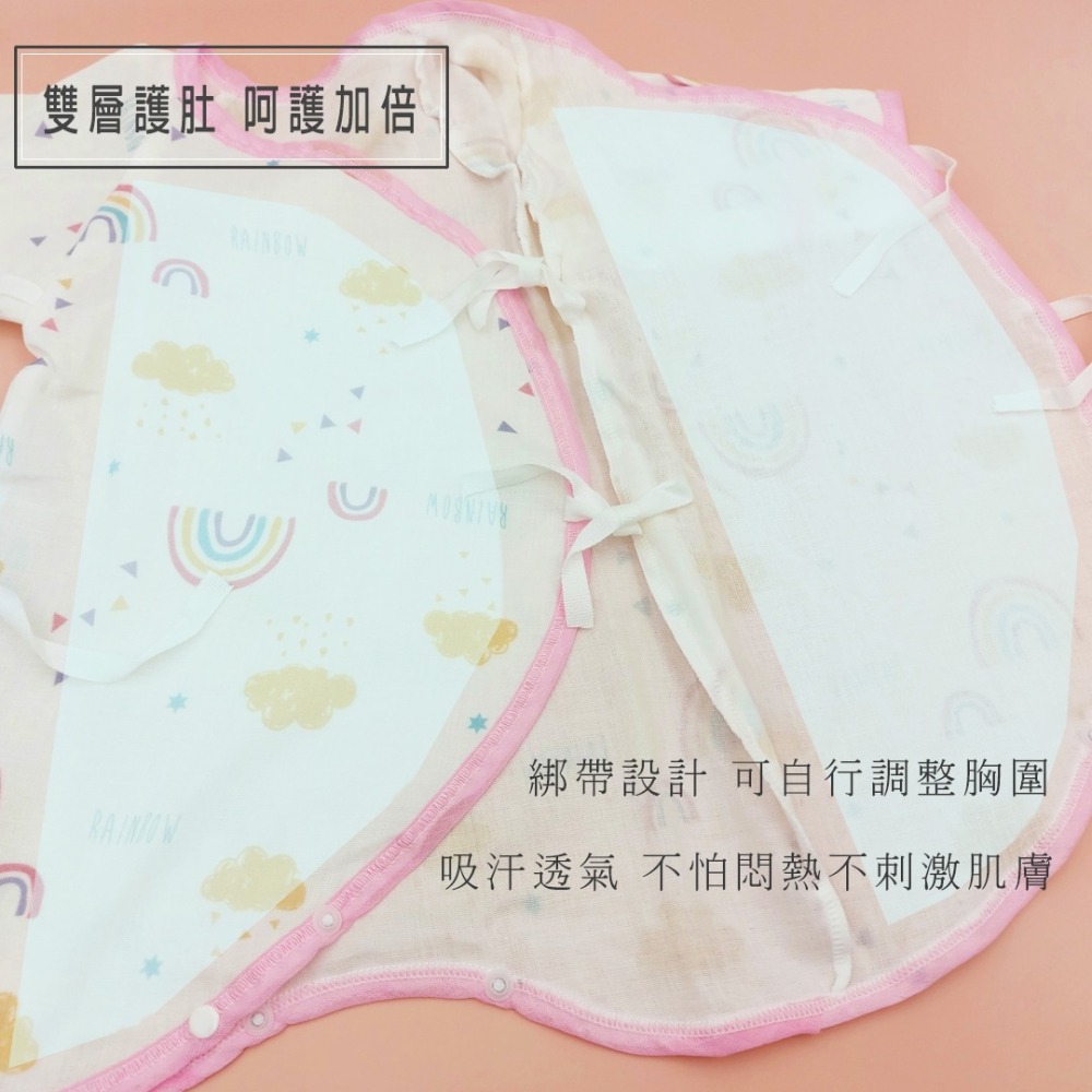 玩棉主義 現貨附發票 MIT護手型蝴蝶衣 嬰兒內衣 新生兒服 紗布衣-細節圖4