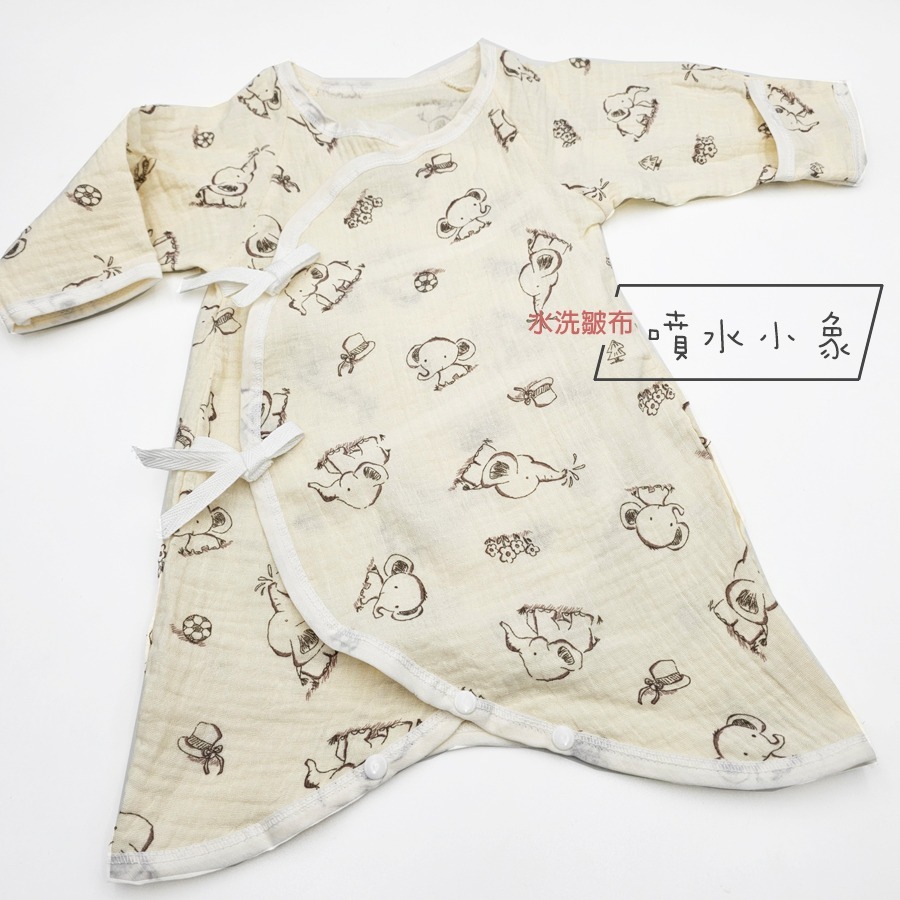 玩棉主義 現貨附發票 MIT護手型蝴蝶衣 嬰兒內衣 新生兒服 紗布衣-規格圖7