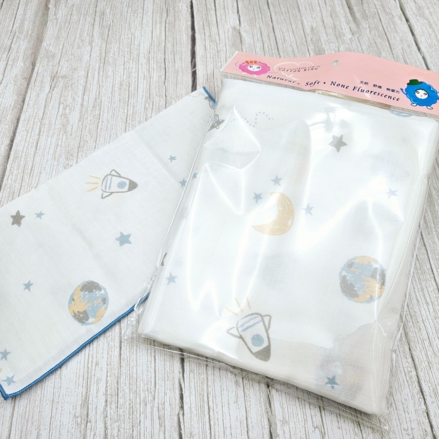 玩棉主義 現貨附發票|75x90cm多用途四層紗蓋毯 純棉浴巾 新生兒包巾 紗布包巾 餵奶遮巾 寶寶蓋毯 墊巾 抱被-規格圖3